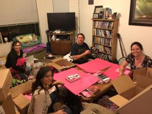 Clockwise: David, me, Janel, and Sheri