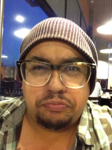 Rey Richardson...making sure I'm smiling!