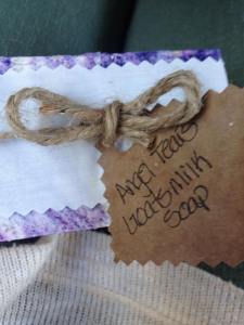 my free bar of soap...after having a rough day